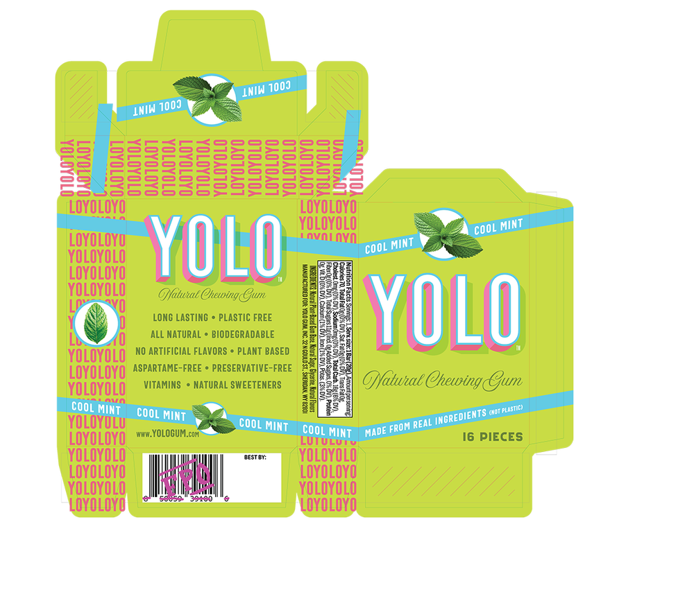 YOLO GUM - Mint Gum 20 Pack Case