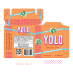 YOLO Gum Cool Mint carton with ingredients and nutrition panel